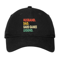 Husband Dad Gard Games Legend Adjustable Cap | Artistshot