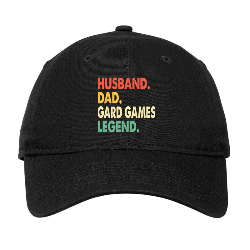 Husband Dad Gard Games Legend Adjustable Cap by MOSESWOODS | Artistshot