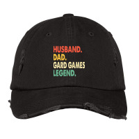 Husband Dad Gard Games Legend Vintage Cap | Artistshot