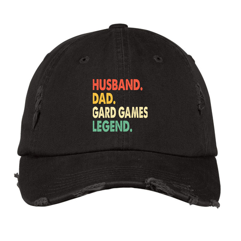 Husband Dad Gard Games Legend Vintage Cap by MOSESWOODS | Artistshot