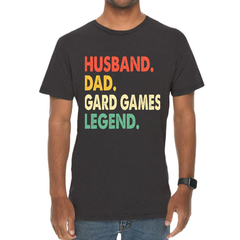 Husband Dad Gard Games Legend Vintage T-shirt | Artistshot