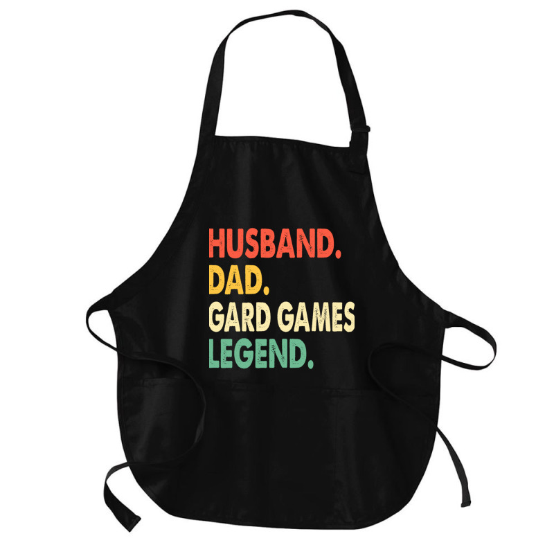 Husband Dad Gard Games Legend Medium-length Apron | Artistshot