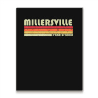 Millersville Pa Pennsylvania Funny City Home Root Gift Retro Metal Print Vertical | Artistshot