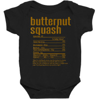 Thanksgiving Christmas Butternut Squash Nutritional Facts T Shirt Baby Bodysuit | Artistshot