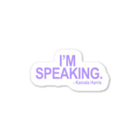 I'm Speaking   Kamala (lavender) Premium T Shirt Sticker | Artistshot