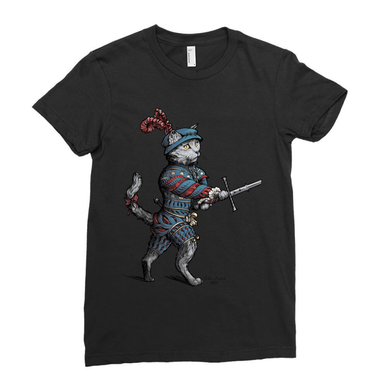 Hemanimals - Maowrozzo - Blue Ladies Fitted T-Shirt by cm-arts | Artistshot