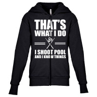 Funny Pool Player Billiards Design Billiard Ball Lover Pullover Hoodie Youth Zipper Hoodie | Artistshot