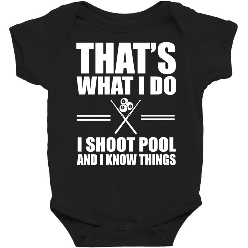 Funny Pool Player Billiards Design Billiard Ball Lover Pullover Hoodie Baby Bodysuit | Artistshot