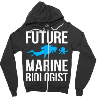 Future Marine Biologist Gift For Students Sea Life Zipper Hoodie | Artistshot