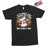 Pitbull Lover Dog I Reach For A Hand And Found A Paw Pitbull Paw Pitbu Exclusive T-shirt | Artistshot