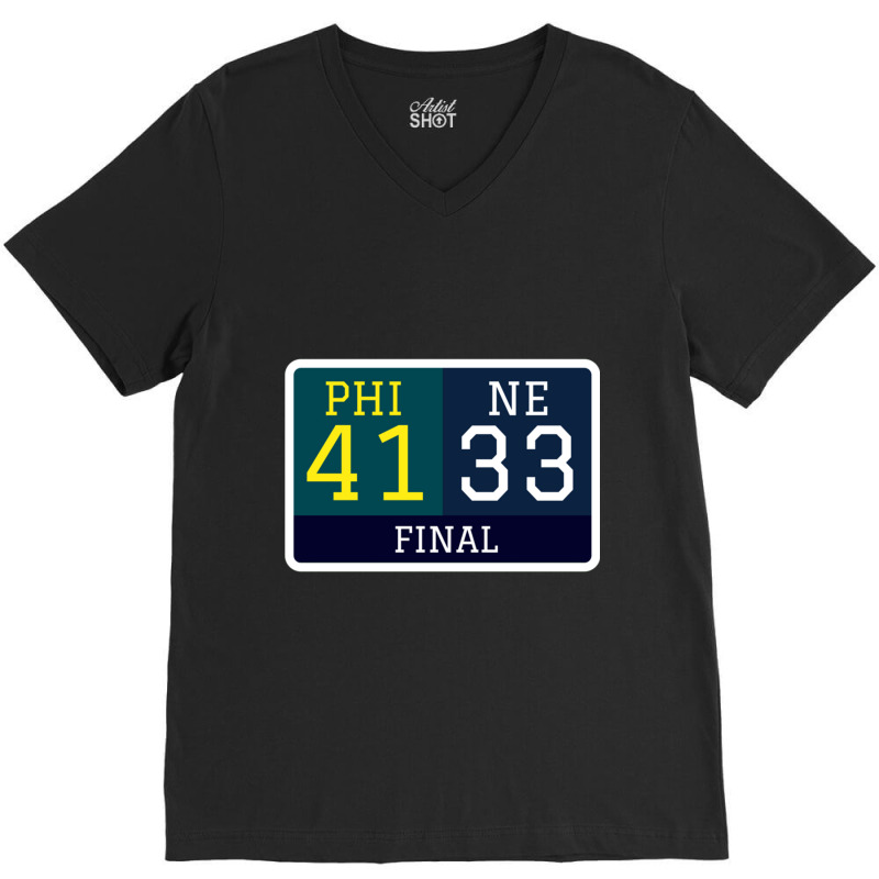 Final Score V-Neck Tee by cm-arts | Artistshot