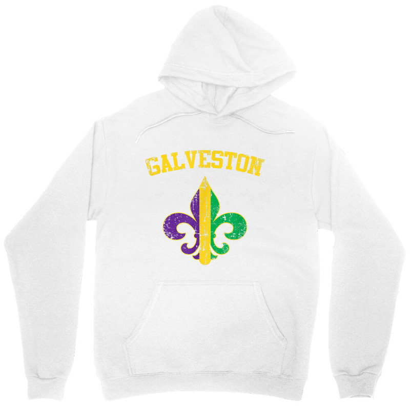 Galveston Texas Mardi Gras Fleur De Lis Symbol T Shirt Unisex Hoodie by cm-arts | Artistshot