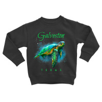 Galveston Texas Watercolor Sea Turtle T Shirt Toddler Sweatshirt | Artistshot