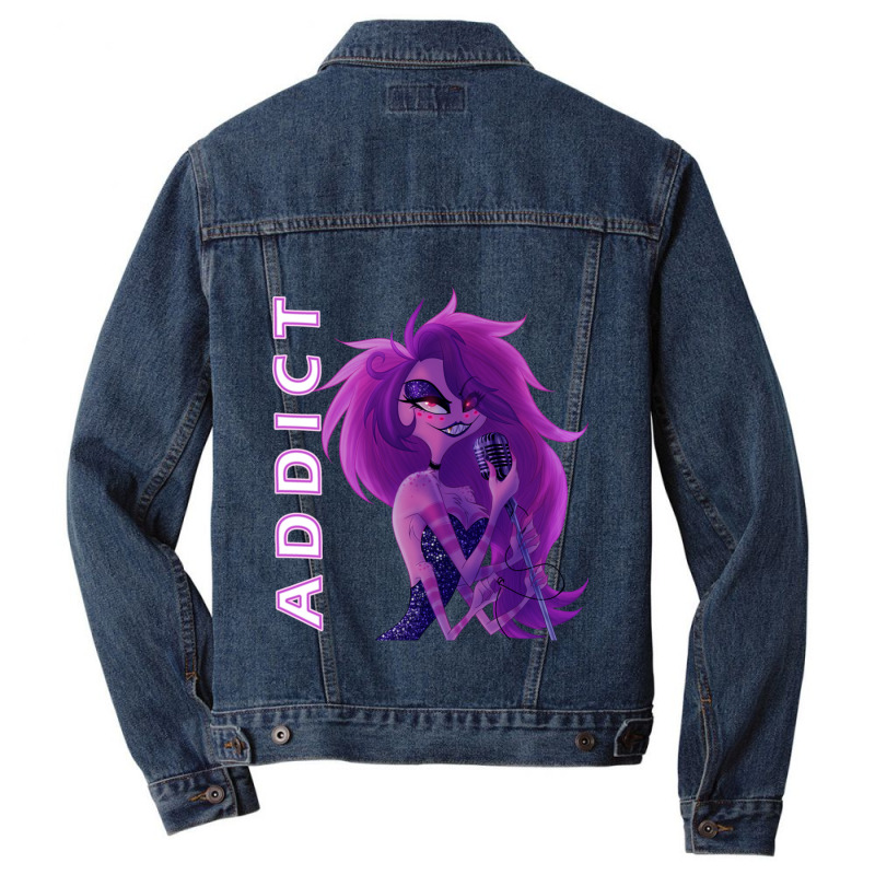 Angel Dust Addict Wobackground Men Denim Jacket by cm-arts | Artistshot