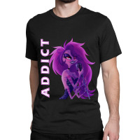 Angel Dust Addict Wobackground Classic T-shirt | Artistshot