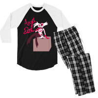 Angel Dust Hazbin Hotel Men's 3/4 Sleeve Pajama Set | Artistshot