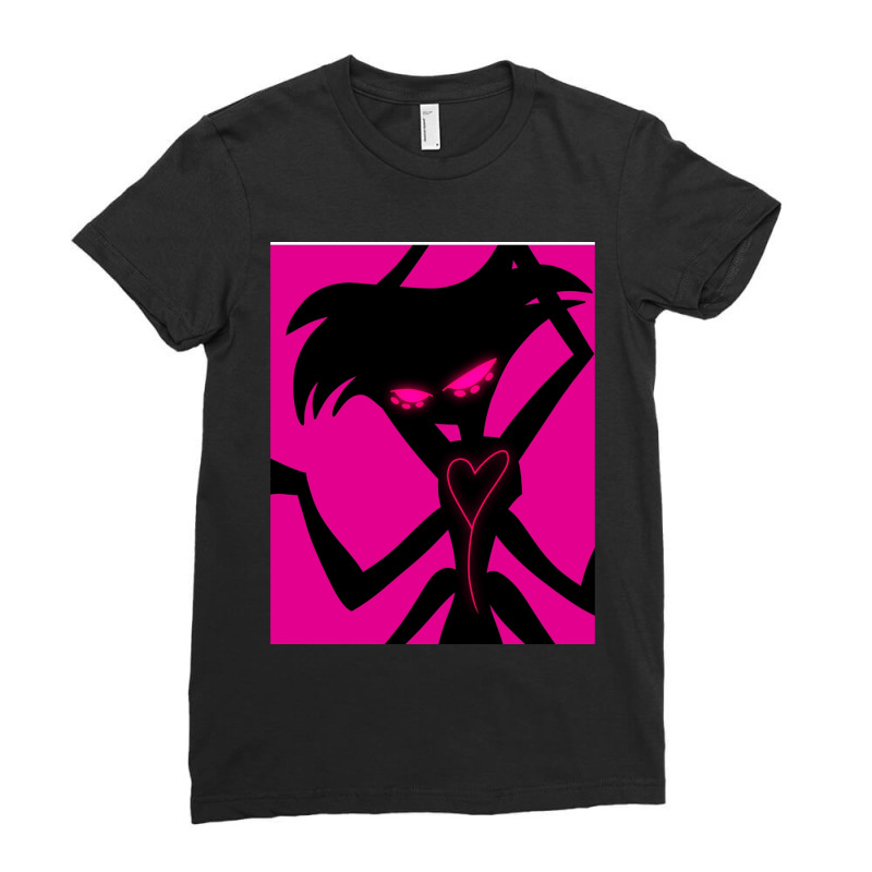 Angel Dust Neon Graphic Ladies Fitted T-Shirt by cm-arts | Artistshot