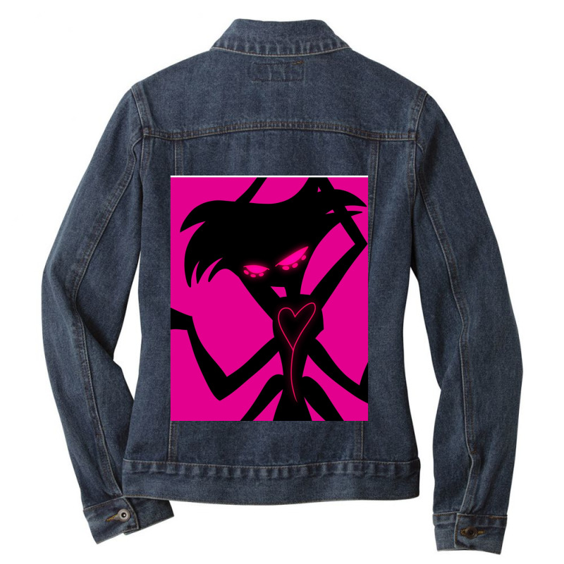 Angel Dust Neon Graphic Ladies Denim Jacket by cm-arts | Artistshot