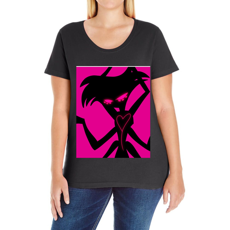 Angel Dust Neon Graphic Ladies Curvy T-Shirt by cm-arts | Artistshot