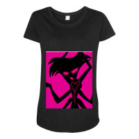 Angel Dust Neon Graphic Maternity Scoop Neck T-shirt | Artistshot