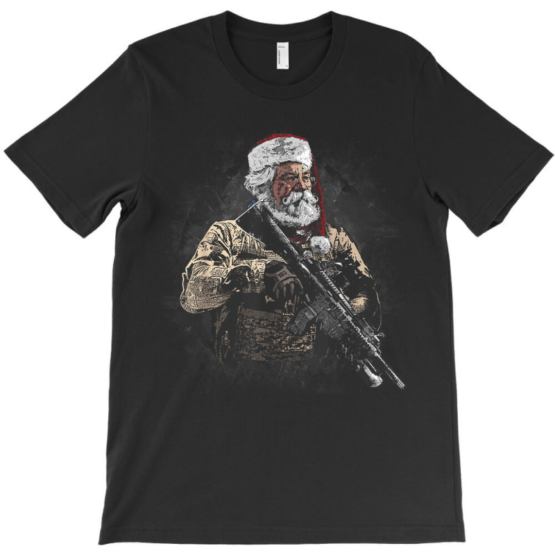 Soldier Santa T-shirt | Artistshot