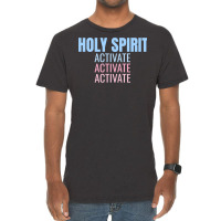 Holy Spirit Activate Shirt Christian Holy Spirit Activate Long Sleeve Vintage T-shirt | Artistshot