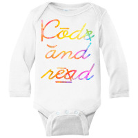 Code And Read Dyslexia Awareness T Shirt Long Sleeve Baby Bodysuit | Artistshot