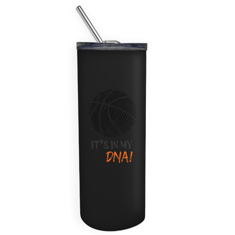 Basketball Dna Fingerprint Special Design Skinny Tumbler by KennethBlystone | Artistshot