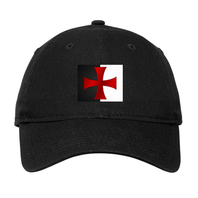 Templar Flag Adjustable Cap by cm-arts | Artistshot