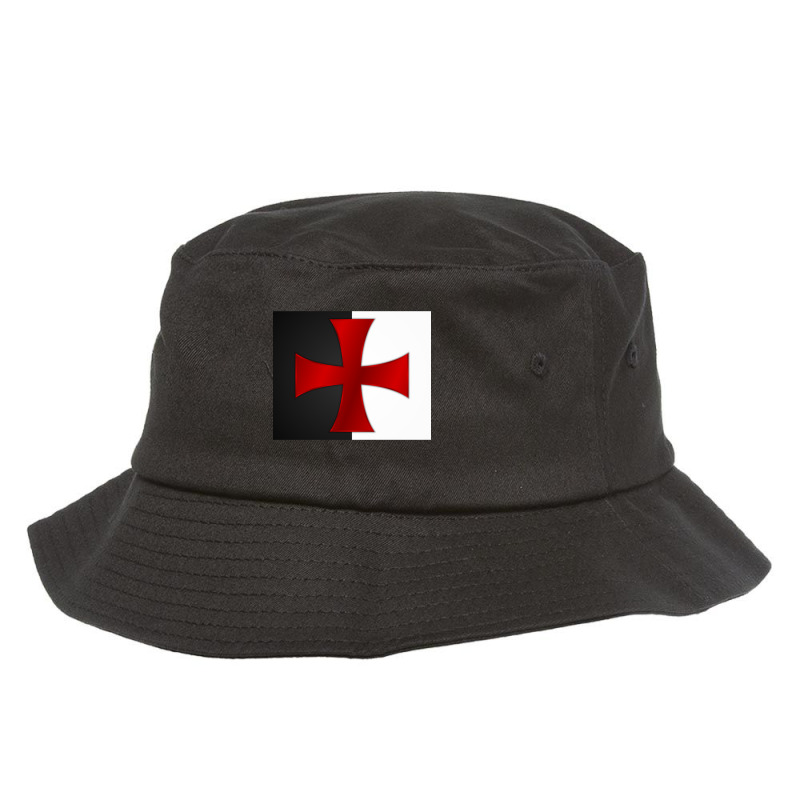 Templar Flag Bucket Hat by cm-arts | Artistshot