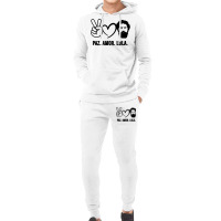 Paz Amor Peace Love Lula 2022 President Of Brazil Vintage T Shirt Hoodie & Jogger Set | Artistshot