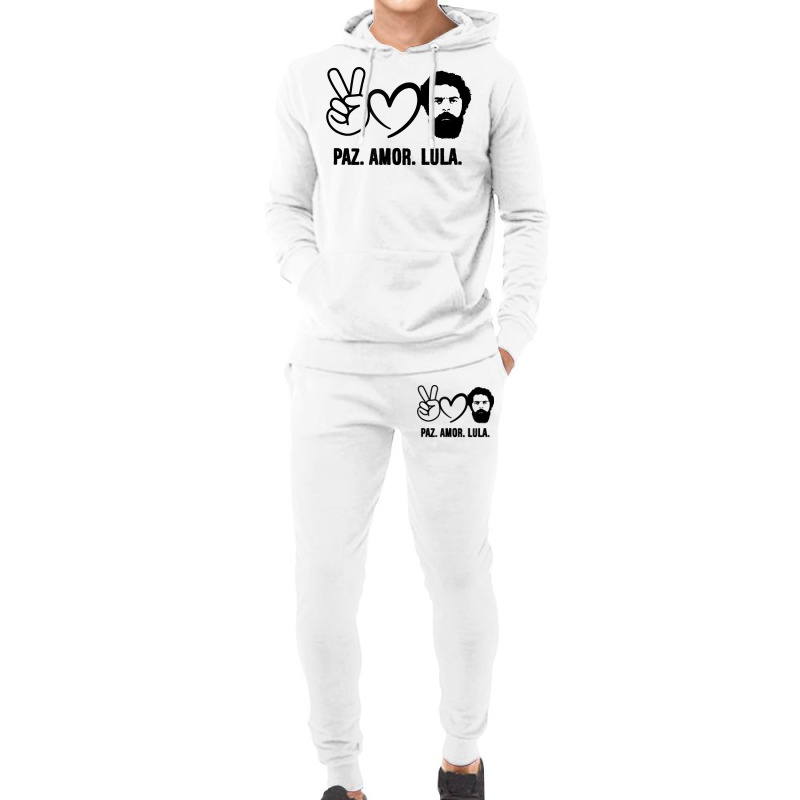 Paz Amor Peace Love Lula 2022 President Of Brazil Vintage T Shirt Hoodie & Jogger set by cm-arts | Artistshot