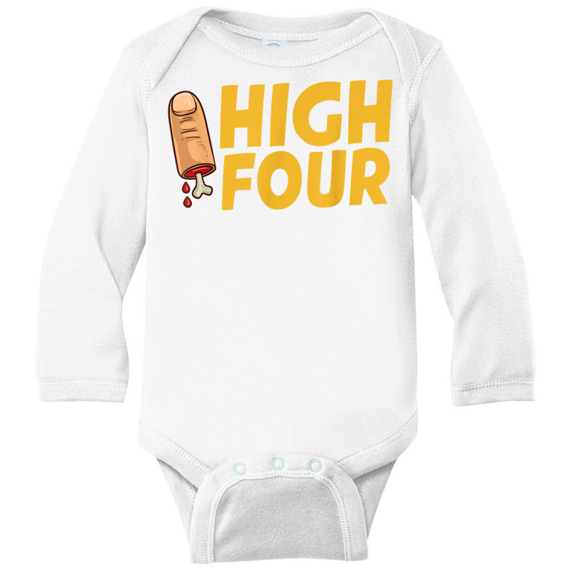 Missing Finger Prosthetic Amputation Recovery T Shirt Long Sleeve Baby Bodysuit by cm-arts | Artistshot