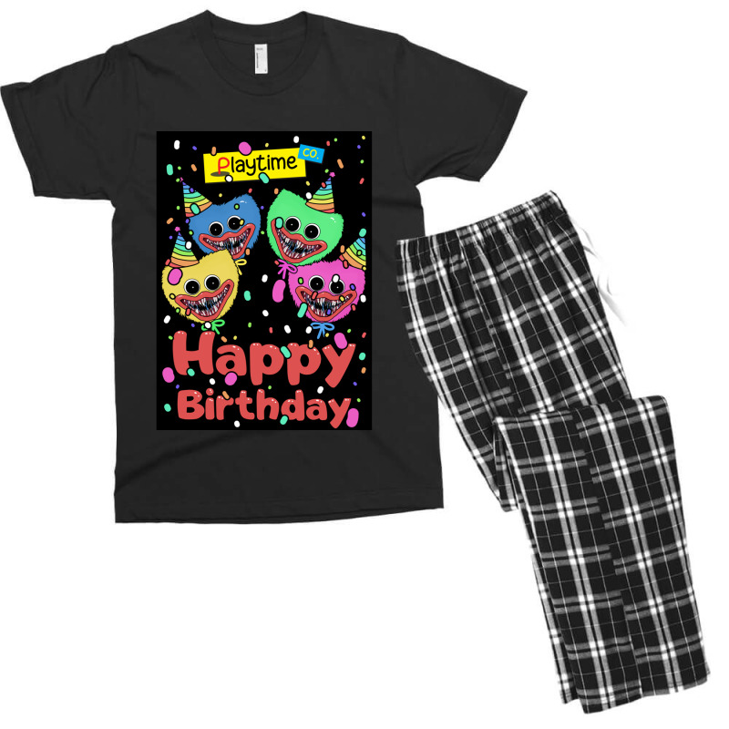 Poppy Playtime Huggy Wuggy Playtime Co Birthday Card 2 Men's T-shirt Pajama Set | Artistshot