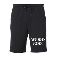 Weird Girl V.2 Fleece Short | Artistshot