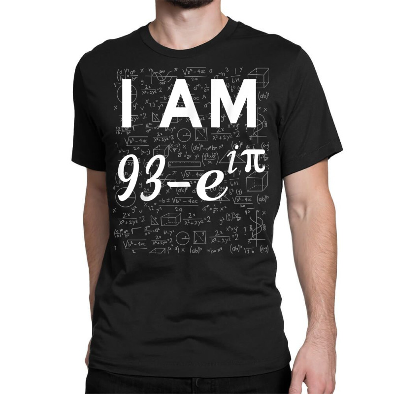 94th Birthday 94 Years Old Math Geek Euler Identity T Shirt Classic T-shirt | Artistshot