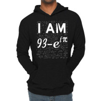 94th Birthday 94 Years Old Math Geek Euler Identity T Shirt Lightweight Hoodie | Artistshot