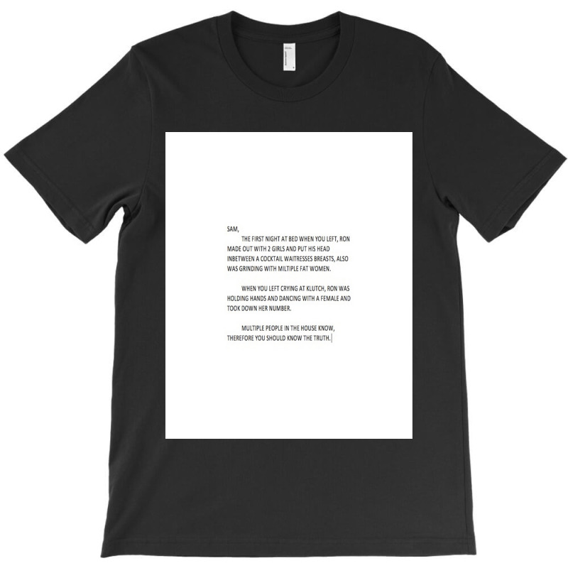 Letter To Sammi Jersey Shore Graphic T-shirt | Artistshot