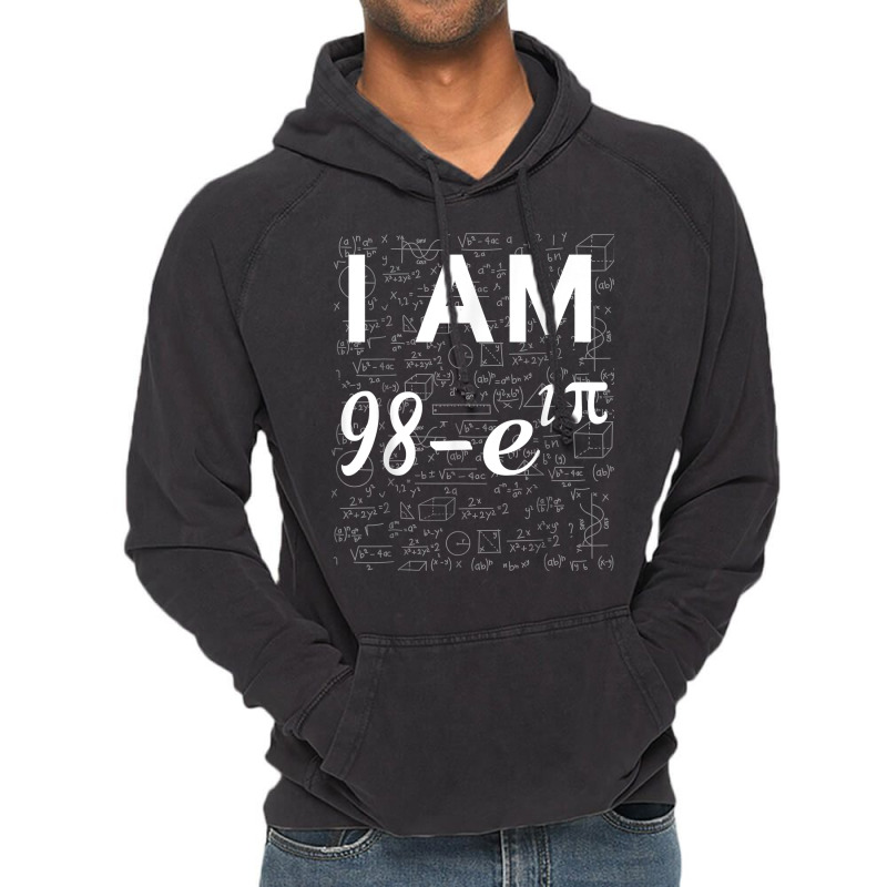 99th Birthday 99 Years Old Math Geek Euler Identity T Shirt Vintage Hoodie | Artistshot