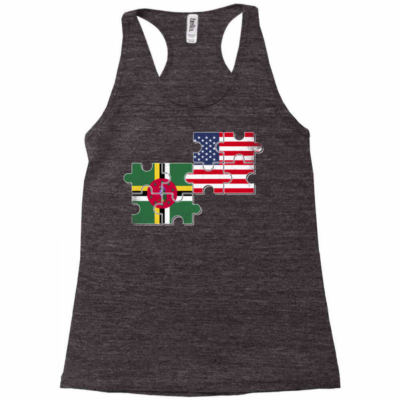 Dominica Usa Dominican American Flag Pullover Hoodie Racerback Tank by cm-arts | Artistshot