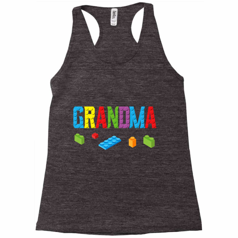 Grandma Master Builder Building Bricks Blocks Family Set Premium T Shi Racerback Tank by cm-arts | Artistshot