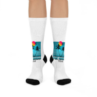 Port Aransas Texas Summer Tee Tank Top Crew Socks | Artistshot