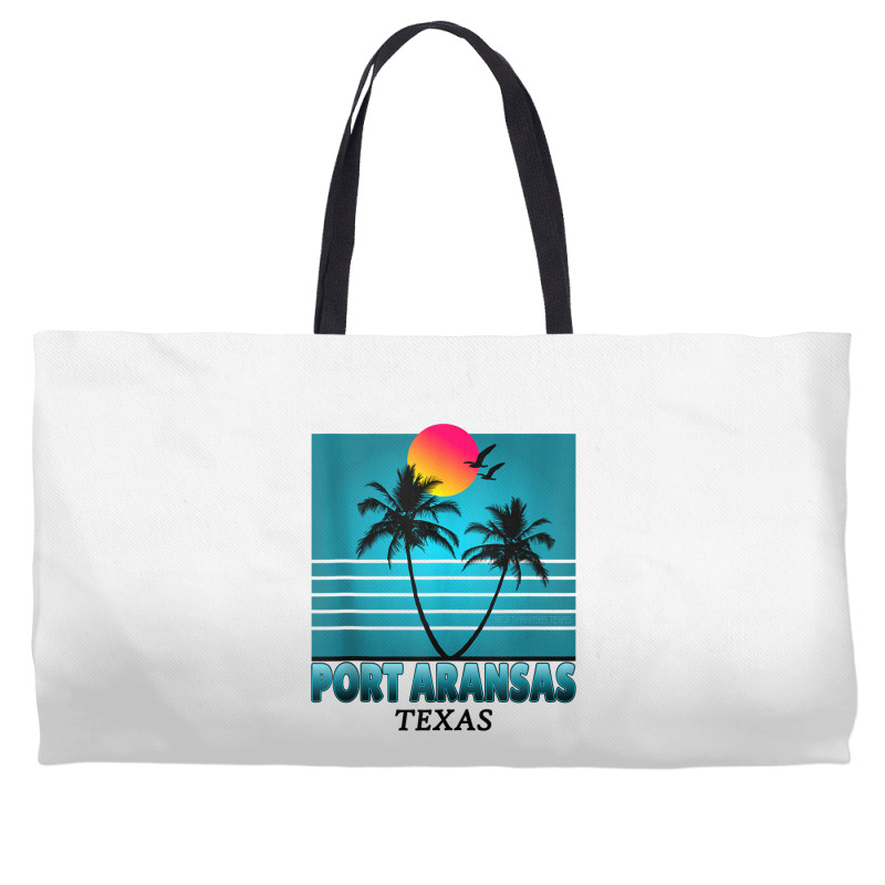 Port Aransas Texas Summer Tee Tank Top Weekender Totes | Artistshot