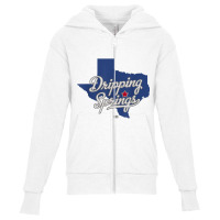 Dripping Springs Texas Tx Map T Shirt Youth Zipper Hoodie | Artistshot