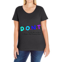 Dont Let Me Drink Milk It Makes My Tummy Hurt   (6) Ladies Curvy T-shirt | Artistshot