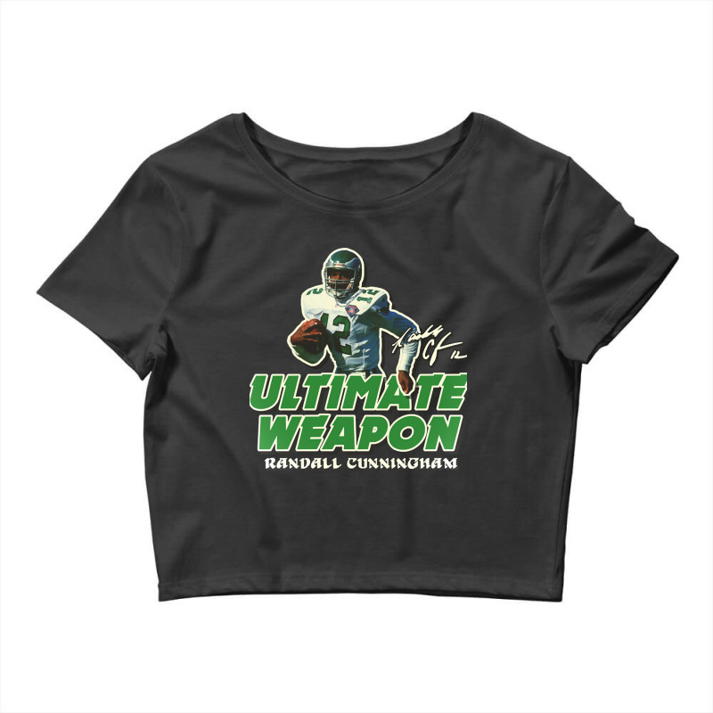 Randall Cunningham Ultimate Weapon Crop Top by cm-arts | Artistshot