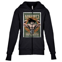 Sangoku S Gym 100 Saiyan Youth Zipper Hoodie | Artistshot