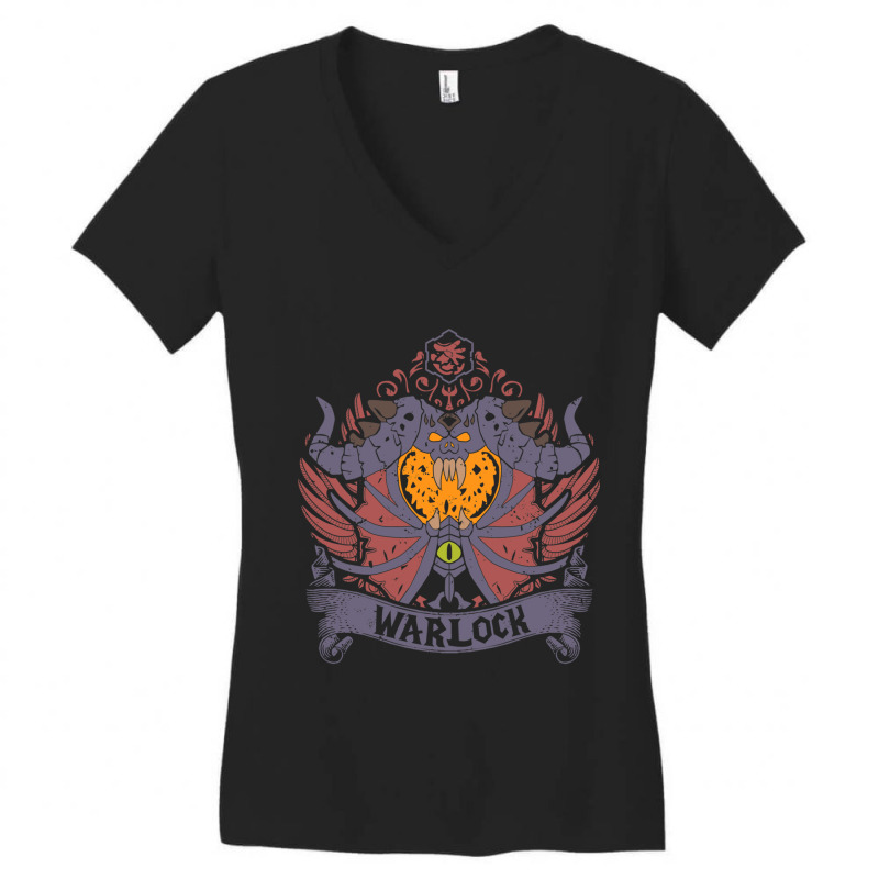 Warlock - Elite Edition Women's V-Neck T-Shirt by cm-arts | Artistshot