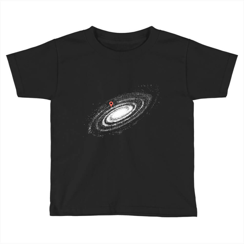 Awesome You Are Here Milky Way Galaxy Premium T Shirt Toddler T-shirt by cm-arts | Artistshot