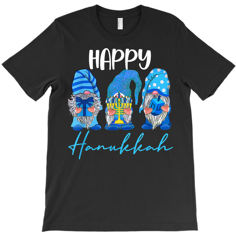 Happy Hanukkah Gnomes Menorah Dreidel Jewish Holiday T Shirt T-shirt | Artistshot